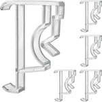 Cutelec Valance Clips 2INCH 5PCS Clear Plastic Hidden Retainer Holder For Window New. Price: $10.10.