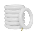 Kirsch Wood Trends Classic Rings, For 1-3/8" Pole, White # 5602BB025 Gold Eyelet New. Price: $17.99.