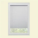 Safe Styles UBK24X48WT In. Cordless Vinyl Blind, White - Open. Price: $6.68.