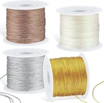440 Yards Metallic Cord Tinsel Rope For Craft Jewelry Rose Gold,white,silver New. Price: $17.86.