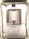 Window Panels 40" 108" Lush Decor Ombre Stripe Yarn Dyed Gray/multi 2X New. Price: $29.58.