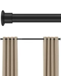 Tension Curtain By EZFURNI,42-123 Inches,heavy Duty Rods For Wind... New. Price: $72.99.