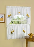 Achim Embellished Tier And Swag Window Curtain Set 58 X 24 In, Ivory/cream New. Price: $30.99.