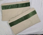 Ballard Designs Signature Velvet Trim Linen Curtain Set 50 X 84 Inch Pair Nwot Open. Price: $149.95.