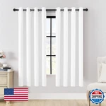 Huto Blackout Bedroom Window Curtains Drapes - Thermal Insulated New. Price: $57.55.