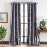 Sherwood Velvet Grommet Curtain Panel Pair By Martha Stewart New. Price: $45.00.