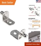 L-shaped Shelf Pins, 1/4 Inch (6.35MM), 20 Pcs Nickel Plated Clips For Shelves New. Price: $14.39.