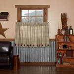 Abilene Star Tier Set 36X36 Country Western Tan Burgundy Brown Vhc Brands New. Price: $66.95.