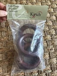 New 4-PACK Kirsch Curtain Drapery 2" Wood Pole Rings Mahogany 5502EG083. Price: $16.00.