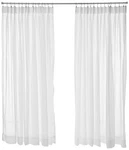 Stylemaster Splendor Pinch Pleated Drapes Pair, 2 Of 60" By 84", White New. Price: $83.64.