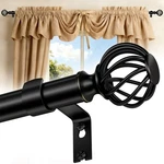 Rods For Windows 36-144 INCH(3-12FT), Matte Black Long Decorative New. Price: $51.46.