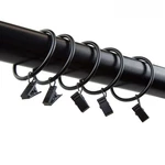 Rod Desyne 2 Inch Curtain Rings W/clip - Black New. Price: $16.05.