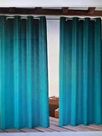 Nicole Miller Canvas Indoor/outdoor Grommet Top Curtain Panel Pair 54X84 2 New. Price: $35.00.