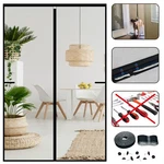 Chiyuns Screen Door Mesh Magnetic Fit Size Up To 36 X 80 Inch, Gray New. Price: $31.95.
