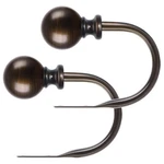 Curtain Holdbacks, Decorative Tiebacks Wall Mounted With Round Finial... New. Price: $23.79.