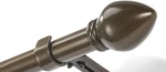 Llpjs Curtain Rods For Windows 16 To 76 Inches, Brown-modern Finish New. Price: $19.99.