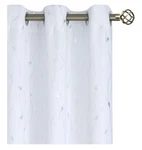 Bgment White Blackout Curtains 45 2 Panels Grommet Thermal Insulated (new). Price: $18.99.