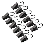 120 Pack Hook Set Stainless Curtain Clips For Photos Home Black New. Price: $24.46.