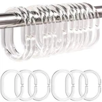 Resze Pcs Shower Curtain Rings,plastic Clear 48PC, New. Price: $13.35.
