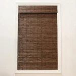 Radiance Cordless Bamboo Roman Shades For 27"W X 1.75"H, Cocoa New. Price: $79.66.