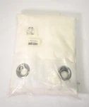 Nicetown Linen Sheer Curtains 95" X 52" Top Semi Window Privacy Piece Set New. Price: $6.75.