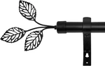 Black Curtain Rod 1 Inch Diameter Adjustable 28 To 48 Length Heavy Duty Sho New. Price: $41.99.