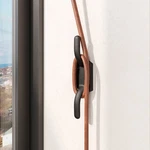 Black Window Hooks Wrought Iron Rope Cleat 4" Renovators Supply New. Price: $13.99.