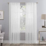 Genevieve 2-PACK Linen Weave Semi-sheer Grommet Curtain Panel Pa... New. Price: $27.81.