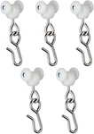 Dual Wheel Curtain Hooks - 60 Pack Stainless Steel Roller Carriers For Tracks New. Price: $141.99.