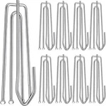60PCS Stainless Steel Drapery Hook And Pin 2.7 X 1" 0.6", Silver New. Price: $20.35.
