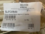 Rollease Square Fascia Bracket End Cap Skyline 4" - Vanilla SLFCVR4V New Open. Price: $10.95.