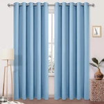 Dwcn Light Blue Blackout Curtains 60X84" Thermal Insulated Grommet Room Darkenin New. Price: $64.01.