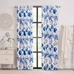 Achim Home Furnishing: Poppy Field Room Darkening Floral Window Curtains, Rod New. Price: $33.99.