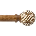 Zeerobee Wood Curtain Rods For Windows 32 To 72, 1 Inch Heavy Duty Drapery New. Price: $60.04.