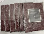 Set Of 6 Pcs Whole Home Window Valance Size 30 X 18 Inch Multi Color From Sears New. Price: $12.48.