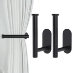Groleca 2 Pack Adhesive Curtain Holdbacks Tie Black New. Price: $14.69.
