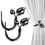 Leaf Shaped Curtain Holdbacks 2PCS, Handmade Metal Side Holders For W... New. Price: $27.19.