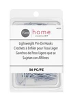 New Dritz 44329 Lightweight Pin-on Drapery Hooks 56 Ct Package. Price: $9.45.