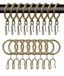 60 Pcs Metal Curtain Rod Rings And Pins New. Price: $29.99.