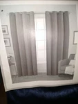 Exclusive Home Velvet Navy Blue Grommet Top Curtain Panel Pair 54X84 Nwt New. Price: $19.99.