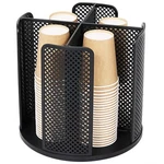 Rotatable Cup And Lid Organizer With 4 Compartments Coffee Dispenser Paper New. Price: $25.38.
