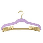 Simplify 6 Pack Velvet Hangers With Clips Skirt And Pants Slim Lavender New. Price: $19.53.