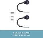 Kenney KN74808V1 Chelsea Holdbacks, One Size, Oil Rubbed Bronze Open. Price: $6.99.