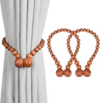 Klogtsind Magnetic Tiebacks, For Curtains 2 Pack, Wood New. Price: $15.00.