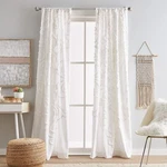 Peri Home Gates Tufted Chenille Rod Pocket Window Curtain, 84" Panel Pair, Wh... New. Price: $102.89.