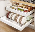 Seinloes Pack Pull Out Cabinet Organizer 21"DEEP With Raising Pad For Frame... New. Price: $79.30.
