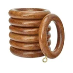 (7QTY) Kirsch Wood Trends Classics Rings, For 1-3/8" Pole, Estate Oak #5602EG820 New. Price: $19.99.