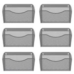 Easypag 6 Pack Wall File Holder, Single Mesh Hanging Organizer For A4 Le... New. Price: $42.58.