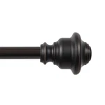 Kenney KN75242 Fast Fit Easy Install Finn Knob End Decorative Window Curtain Rod Open. Price: $26.63.