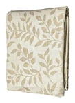 Elrene Serene Tier Pair 60" X 36" Rod Pocket Cotton-linen Blend Ivory Botanical New. Price: $30.00.